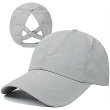 Criss Cross lófarok sapka magas hálós női baseball sapka sapka lófarok sapka nőknek