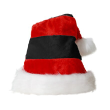 Gorro de Papá Noel, gorro navideño, gorro de vacaciones para adultos, terciopelo, cómodo, gorro clásico de Papá Noel, regalo de Navidad para