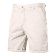 Shorts masculinos casuais de cor sólida, folgados, com botões na cintura e bolsos, ideais para praia. Tamanhos S-5XL.