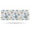 Tapete de banheiro floral em microfibra antiderrapante, 43 x 119 cm (17 x 47 polegadas) 1