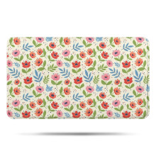 Dywanik łazienkowy Pioneer Flower Floral, antypoślizgowa mata z mikrofibry z gumowym spodem, miękka mata łazienkowa 17"x30", kompatybilna z