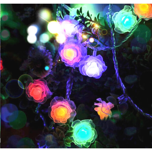LED-ljusslinga med körsbärsblommor, batteridriven
