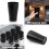 4er-Packung schwarze, unzerbrechliche Kunststoffbecher (473 ml) 4