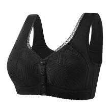 Plus size BH'er til kvinder Sømløs blonde sports-BH Komfortabel åndbar base toppe Undertøj Hverdags-BH'er Størrelse S-4XL