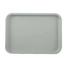 Plateau de rangement en plastique 31 x 23 cm vert clair