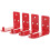 Fire Extinguisher Wall Mount Holder 4Pcs for Dry/Water Extinguishers 7