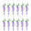 Guirlanda artificial de lavanda e glicínia (pacote com 3) 5