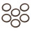 6 τεμάχια ξύλινα δαχτυλίδια για κουρτίνες, ξύλινα δαχτυλίδια για κουρτίνες, 7
