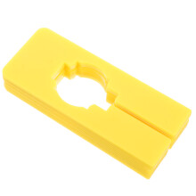 10 Pcs Hanger Tags Closet Dividers for Hanging Clothes Bins Shelf Baby Child Yellow