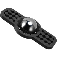 Espressokoelbal, herbruikbare koffiekoelbal van roestvrij staal, koffiekoeler, accessoire voor espressomachine voor koffie of wijn (zwart)