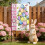 Drapeau de jardin de Pâques en lin double face 45,7 x 30,5 cm 1