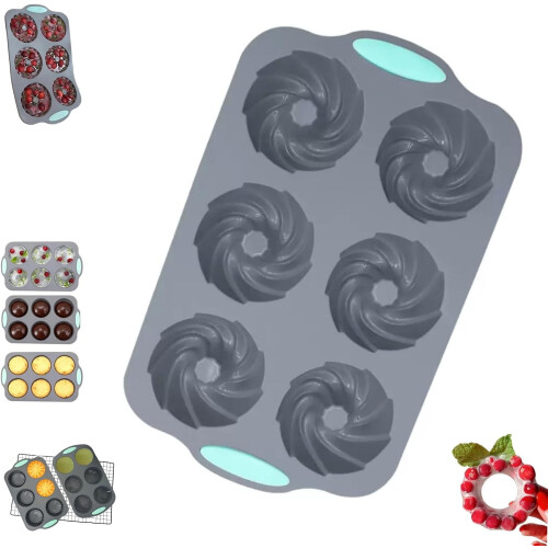 Moule à glaçons en silicone en forme de couronne et de flocon de neige