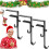 Fireplace Stocking Hanger Black Adjustable Heavy Duty 4pcs 7