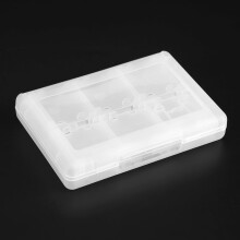28-in-1-Kunststoff-Spielkartenetui/Aufbewahrungsbox für Nintendo 3DS, DSL, DSi und LL, Weiß