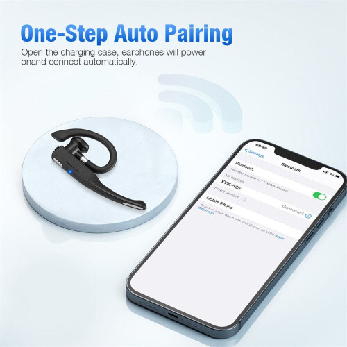 Ακουστικά Bluetooth Aggxpf, Ασύρματα ακουστικά Bluetooth με ακύρωση θορύβου, ακουστικά Over-Ear 2