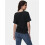 Womens Solid Short Sleeve V-Neck Boat Neck Dolman Top with Side Shirring Drape Tunic 3