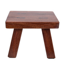 Wooden Step Stool for Kids and Toddlers, Small Wood Footrest for Bathroom, Toilet, Outdoor, Home, and Travel Use