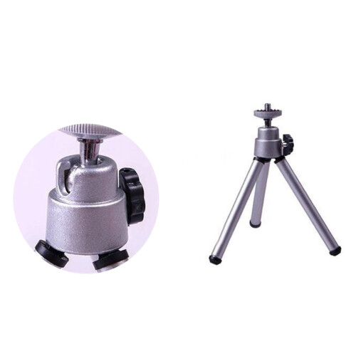 Projector Tripod Portable Phone Stand Cell Compatible with Camera Silver 2