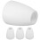 Abat-jour OUNONA blanc, lot de 6 5
