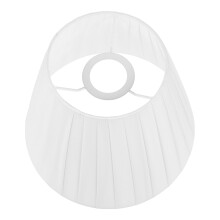 Abat-jour en tissu blanc pour lampadaires et lampes de chevet