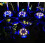 Ηλιακά φώτα εδάφους, 4pcs8LED ηλιακά φώτα κήπου, εξωτερικά ηλιακά φώτα εδάφους, 2