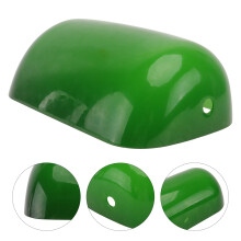 Abat-jour de rechange en verre vert pour lampe de bureau de banquier