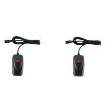 2x Machine à fumée avec télécommande filaire portable XLR pour 400W/900W