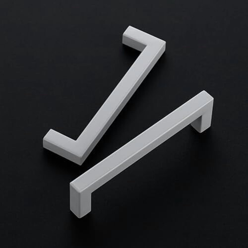 15-Pack 5-Inch Green Square Cabinet Handles 1