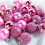Christmas Ball Decorations Blue Plastic Electroplated 3cm 3