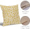 Fodere per cuscini floreali vintage, set da 2 pezzi, 45x45 cm, in lino 3