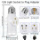 Adaptateur de douille E26 vers prise à 2 ou 3 broches (lot de 2) 2