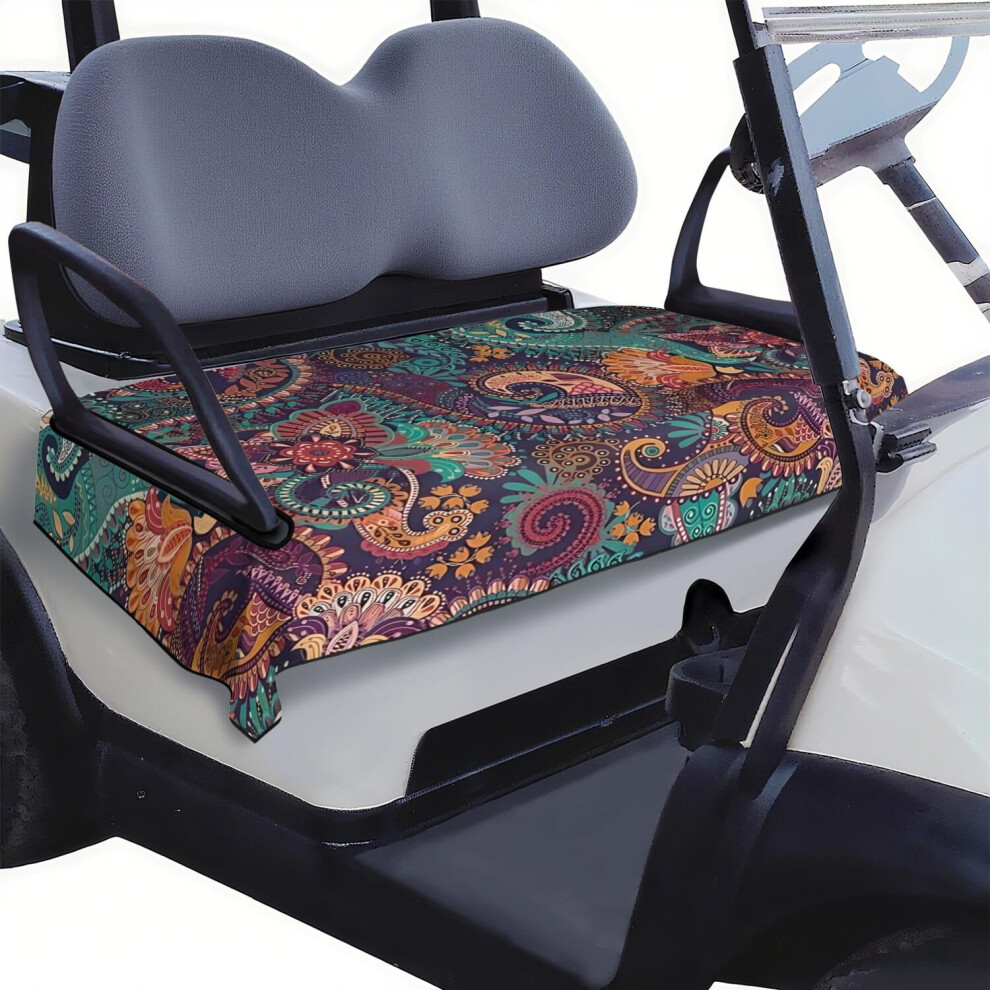Stylish Golf Cart Seat Cover 51" X 31", Modern Microfiber Towel Blanket For Ezgo, Yamaha, Club Car Interior 9448990354528