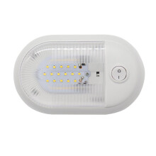 12V 24/48LED plafondlamp met schakelaar, geschikt voor caravans, campers, boten, jachten, auto's, motorhomes en trailers. Eenvoudig te installeren.