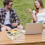 Draagbare lunchbox met handvat en deksel, 1,2 liter. 4