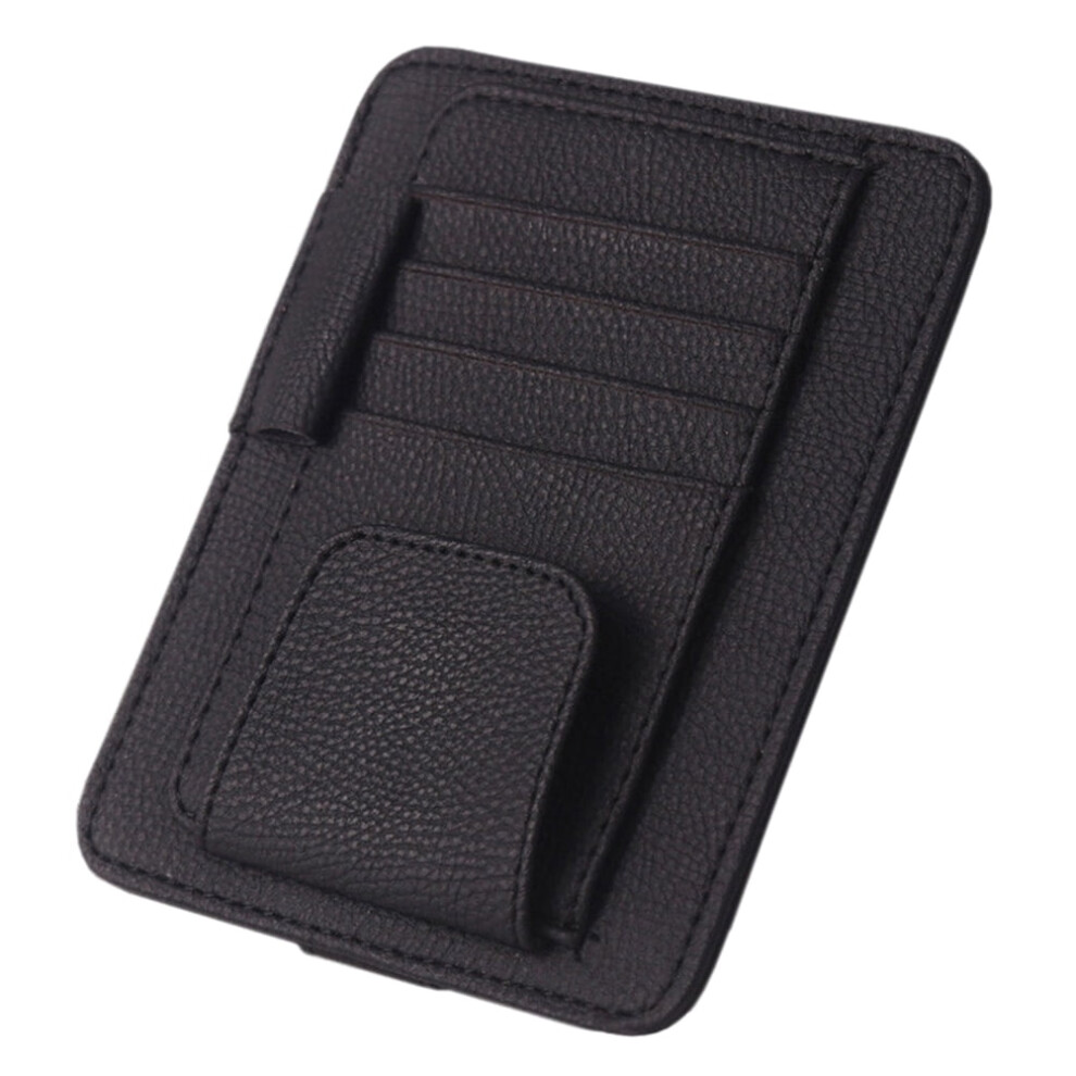 Automotive Sunglass Holder Visor Organizer Organizing Driving 1Pack Black 9448990354313