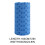 Αντιολισθητική πετσέτα γιόγκα για Hot Yoga Bikram Pilates, Extra Large, 72x24 ίντσες, απορροφητική 8