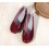 Γυναικεία Δερμάτινα Παπούτσια Loafers Μονόχρωμα Slip-on Flat Παπούτσια Άνετα Casual Φλατ για 2