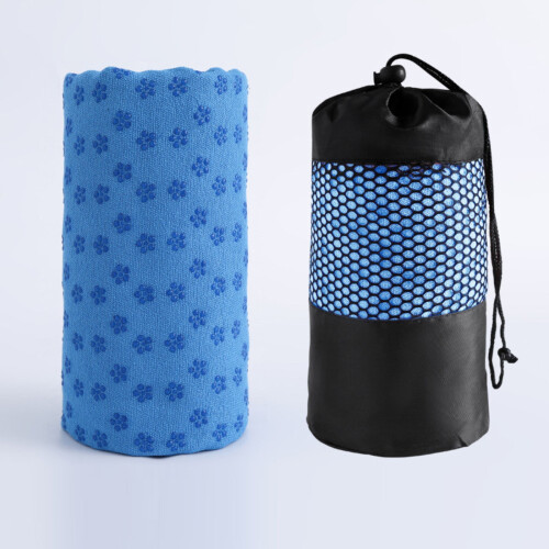 Αντιολισθητική πετσέτα γιόγκα για Hot Yoga Bikram Pilates, Extra Large, 72x24 ίντσες, απορροφητική 1