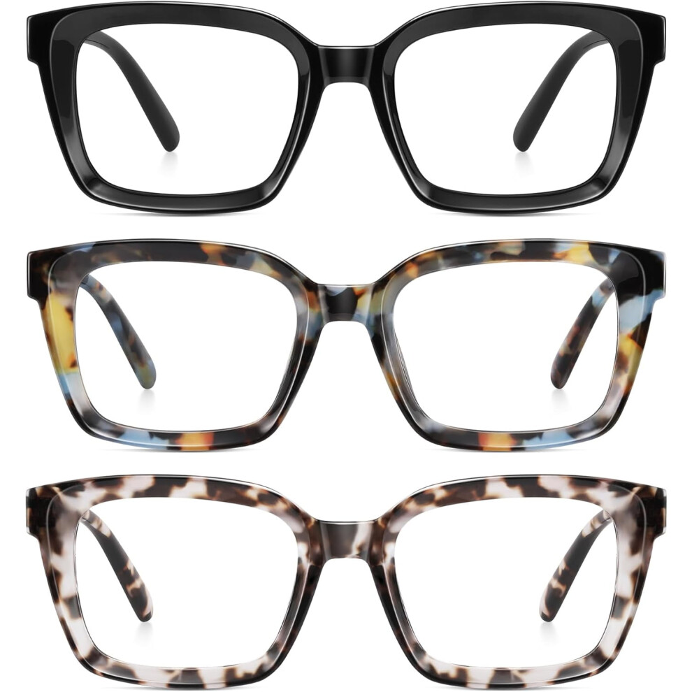 Blue/Light Reading Glasses With Protection Â 3-Piece Set