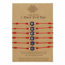 EASTIN Turkish BLUE Evil Eye Perlebeskyttelse Lykkearmbånd Halskjede Damesmykker-48-Blue Eye Armbånd