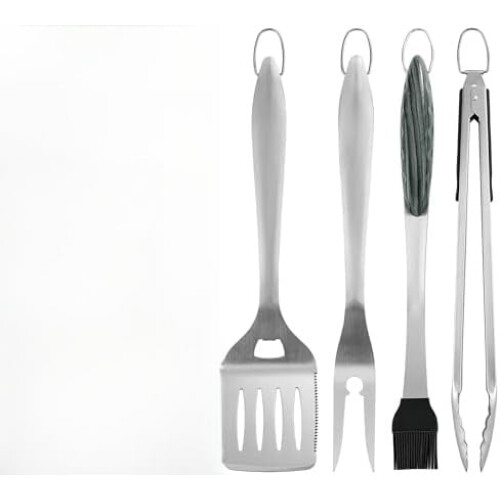 4-teiliges robustes Grillbesteck-Set