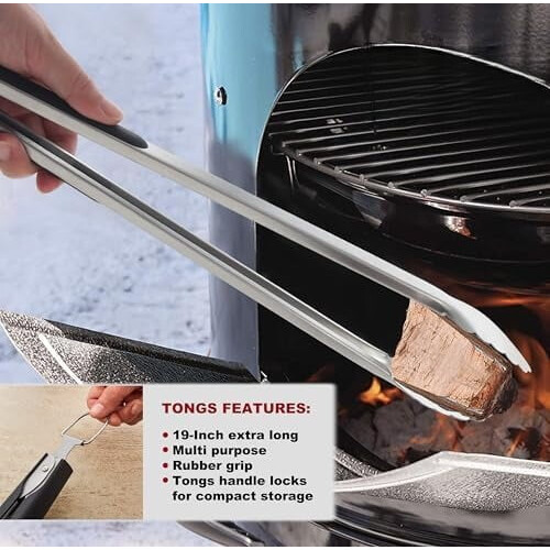 4-teiliges robustes Grillbesteck-Set 2