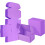 Pacote com 25 caixas de papelão ondulado rosa para envio, 17,8 x 12,7 x 10,2 cm (7 x 5 x 4 polegadas), compatíveis com envios de pequenas empresas 1