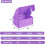 Pacote com 25 caixas de papelão ondulado rosa para envio, 17,8 x 12,7 x 10,2 cm (7 x 5 x 4 polegadas), compatíveis com envios de pequenas empresas 3