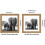 Square Picture Frame Dark Oak 11x11 in 3