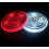 LED-Autobecheruntersetzer-Set – 7-farbiges USB-Licht, 6,8 cm 1