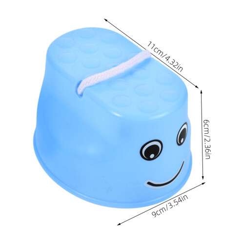 Kinder-Kunststoffstelzen, Macaronblau, 2 Paar 2