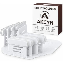 Lot de 4 supports d'angle pour draps-housses – Antidérapants, en ABS/PC, compatibles avec tous les modèles