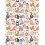 Flannel tæppe med katteprint, 200x150 cm 1