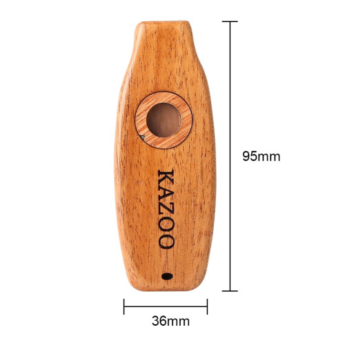 Ξύλινο KAZOO με πέντε μεμβρανικά φλάουτα, διάφραγμα, στόμιο Kazoos, μουσικά όργανα 1